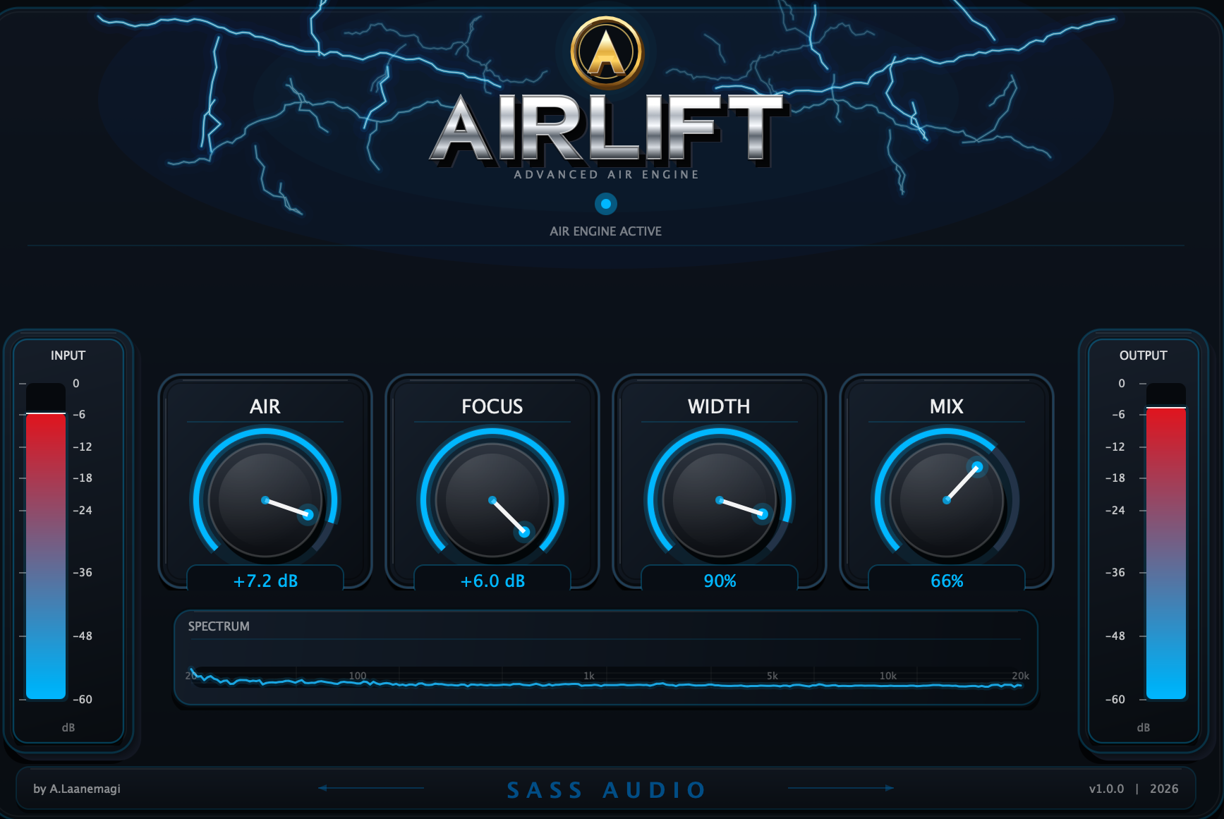 SASSU AUDIO AirLift Advanced Air Engine plugin